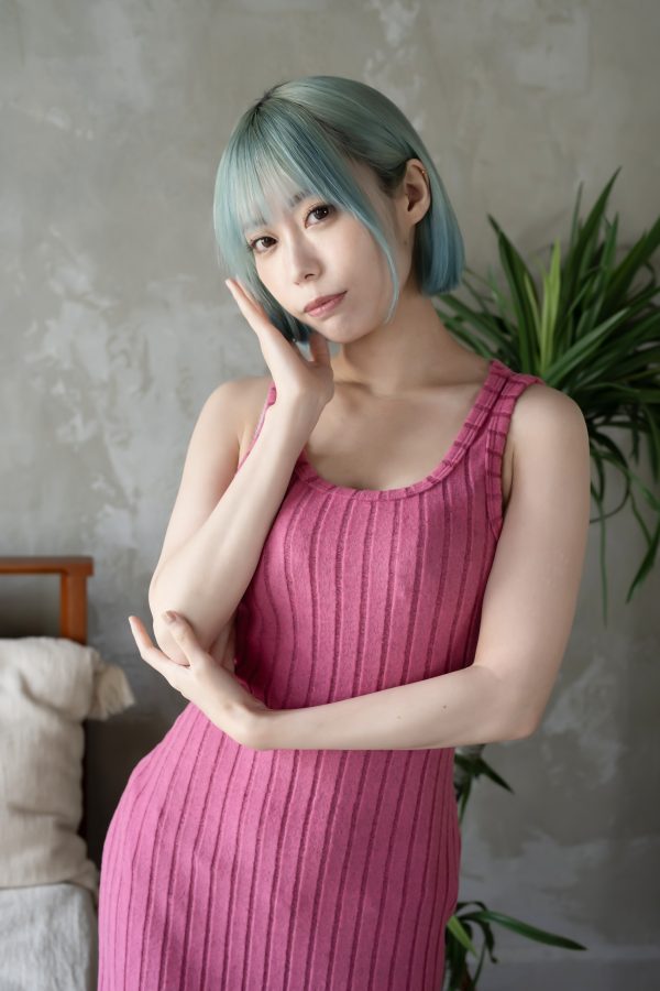 川菜美鈴★【着用動画付き】ファンクラブサイトで着用 【私物】上下ランジェリー＆ワンピース＆チェキ - 画像 (2)