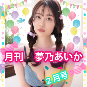 夢乃あいか★サイン入り"月刊ミニフォトブック"【２月号】