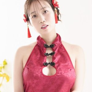 夢乃あいか★💗世界で１つだけの限定アクスタ付き💗【落札者のみ動画GET‼】撮影着用済 チャイナドレス＆パンティ